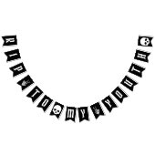 RIPからマイユーススケルトンスカル誕生日バナー バンティングフラッグ (全)