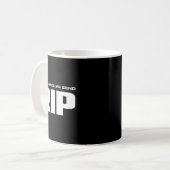 「Ripを送らせるな」面白いコスチューム コーヒーマグカップ (正面左)