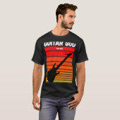 RIPエディトリビュートレトロギターゴッドギターCig Tシャツ (正面フル)