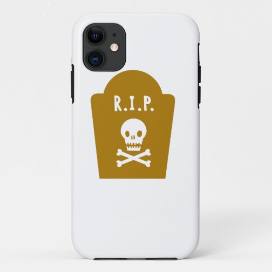 RIPスカル Case-Mate iPhoneケース (裏面)
