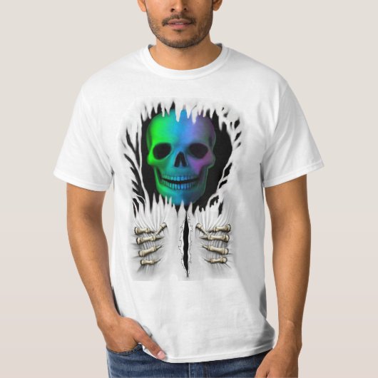 RIPスケルトン Tシャツ (正面)