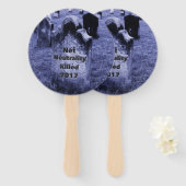 RIPネット中立墓石 ハンドファン (正面&裏面)