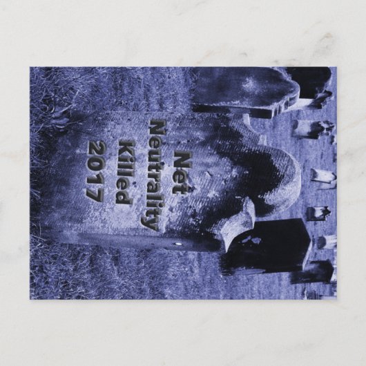 RIPネット中立墓石 ポストカード (正面)