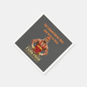 RIPハルクホーガンハルカマニアフォーエバーティー スタンダードカクテルナプキン (角)