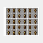 RIPハロウィン棺のドゥームカスタム子供向け ラベル (シート)