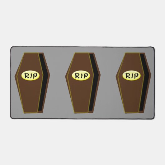 RIPハロウィーンのドゥームの棺 デスクマット (正面)