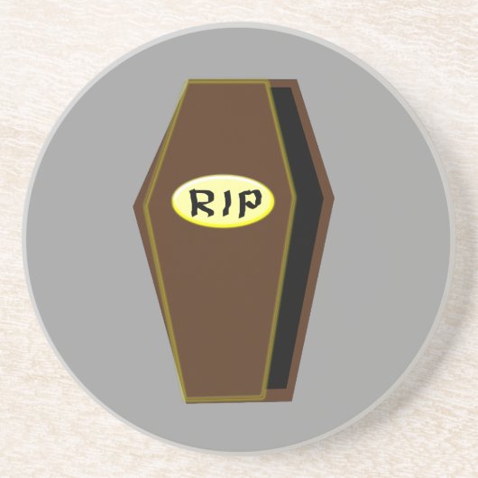 RIPハロウィーンのドームコースターの棺 コースター (正面)