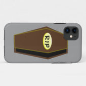 RIPハロウィーン棺のDoom iPhoneケース Case-Mate iPhoneケース (裏面(横))