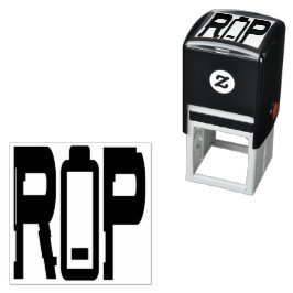 RIPバッテリの自己墨込みゴムスタンプ セルフインキングスタンプ