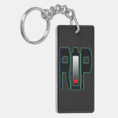 RIPバッテリアクリルキーチェーン キーホルダー (正面左)