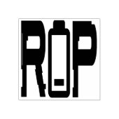 RIPバッテリウッドアートスタンプ ラバースタンプ (インプリント)