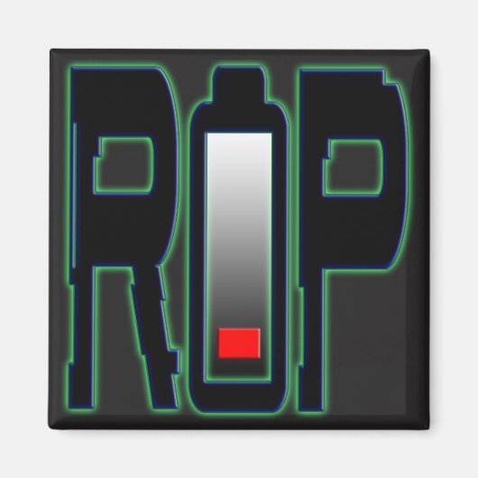 RIPバッテリ角磁石 マグネット (正面)