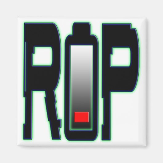 RIPバッテリ角磁石 マグネット (正面)