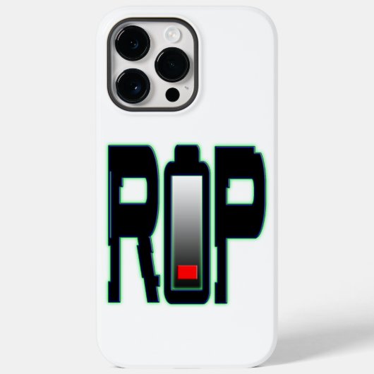 RIPバッテリiPhone/iPadケース Case-Mate iPhoneケース (裏面)