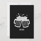 RIPフェイクIDおもしろいビール飲み冗談21歳の誕生日 招待状 (裏面)