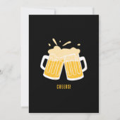 RIPフェイクIDおもしろいビール飲み冗談21歳の誕生日 招待状 (裏面)