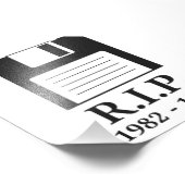 RIPフロッピーディスクの残り フォトプリント (角)