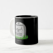 RIPメガロドン ツートーンマグカップ (正面左)