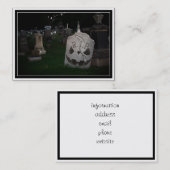 RIP墓地の墓石 名刺 (正面/裏面)