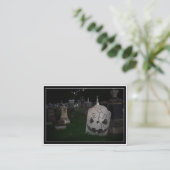 RIP墓地の墓石 名刺 (スタンド正面)