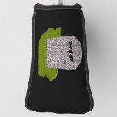 RIP墓石ゴルフパターカバー ゴルフヘッドカバー (回転90)