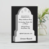 RIP墓石パーティー招待状 招待状 (スタンド正面)