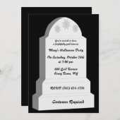 RIP墓石パーティー招待状 招待状 (正面/裏面)