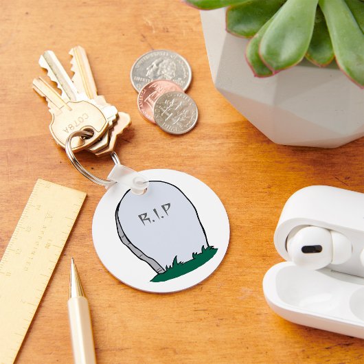 RIP墓石 キーホルダー
