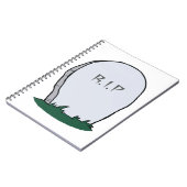 RIP墓石 ノートブック (左側)