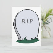 RIP墓石 招待状 (スタンド正面)