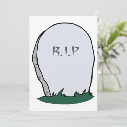 RIP墓石 招待状 (スタンド正面)