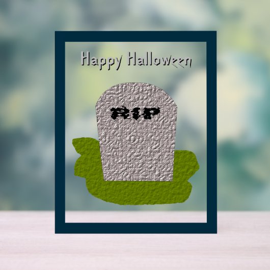 RIP廃棄カスタム石 アクリルサイン (ニュートラル)