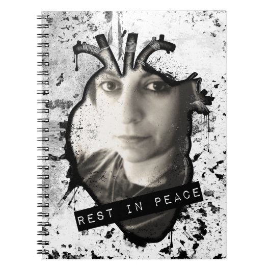 RIP解剖学的ハートメモリブック ノートブック (正面)