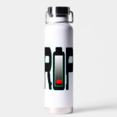 RIP電池トール銅真空絶縁ボトル ウォーターボトル (背面)