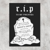 RIP20年代おもしろい死の葬儀30歳 招待状