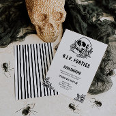 RIP フォーティーズ 50歳の誕生日招待状 招待状