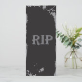 RIP – 本当に興味深いパーティーハロウィーンの招待 招待状 (スタンド正面)