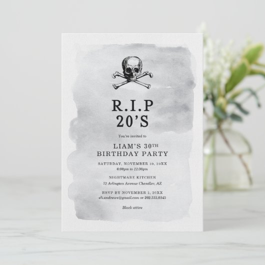 RIP 20の招待状 招待状 (スタンド正面)