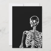 RIP 20代スケルトン30歳おもしろいの誕生日 招待状 (裏面)