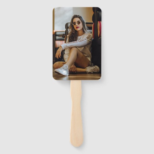 RIP 20代20代おもしろいスカル写真30歳の誕生日 ハンドファン (裏面)