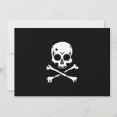 RIP 20代20代おもしろい葬儀30歳の誕生日の写真 招待状 (裏面)