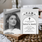 RIP 20代20代おもしろい葬儀30歳の誕生日の写真 招待状