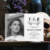 RIP 20代20代おもしろい葬儀30歳の誕生日の写真 招待状