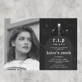 RIP 20代20代おもしろい葬儀30歳の誕生日の写真 招待状