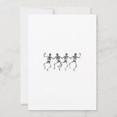 RIP 20代 20歳代 おもしろ ドクロの葬儀 30歳の誕生日 招待状 (裏面)