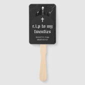 RIP 20年代20代の死神の写真30歳の誕生日 ハンドファン (正面)