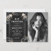 RIP 20歳私の若者への30歳の誕生日の死 招待状 (正面)