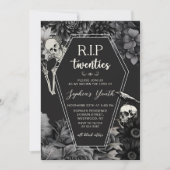 RIP 20歳私の30歳の誕生日に死 招待状 (正面)