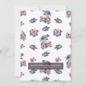 RIP 20誕生日ゴシックHalloween Milestone b'day 招待状 (裏面)