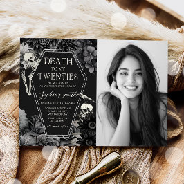 RIP 20sの30歳の誕生日の死を私の若者に 招待状